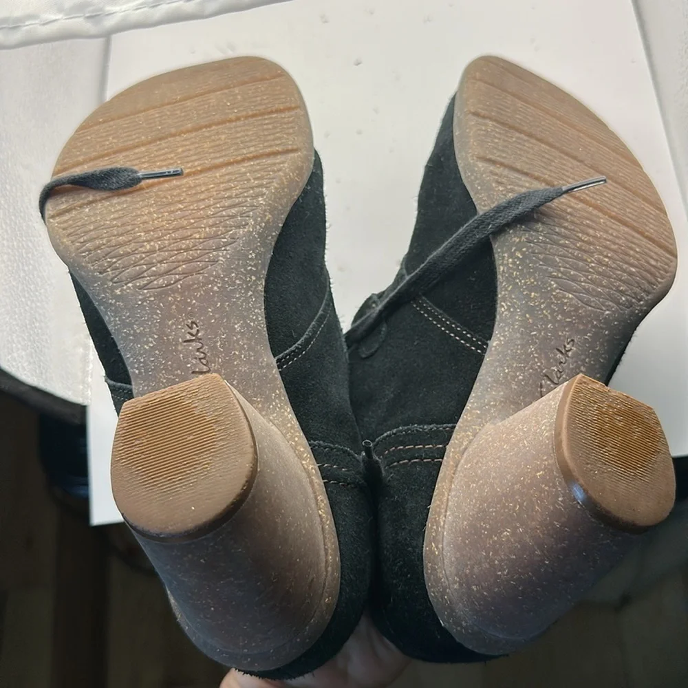 Clarks Black womens Boots